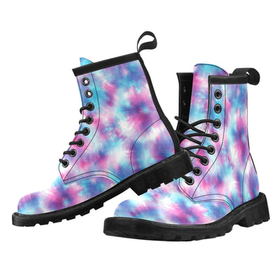 Tie Dye Blue Pink Women's Boots