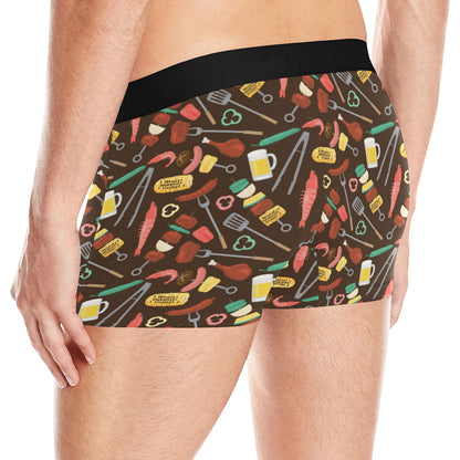Barbecue Pattern Print Design 05 Men's Boxer Briefs