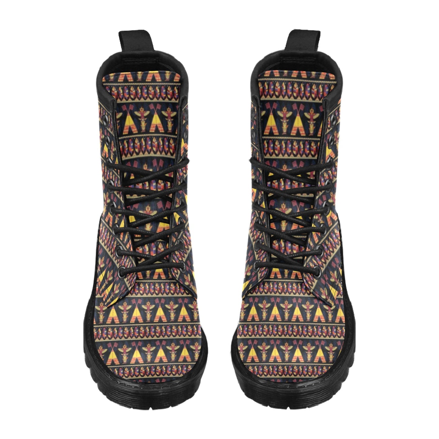 Totem Pole Design Women's Boots
