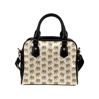 Bulldogs Pattern Print Design 01 Shoulder Handbag