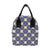 lotus Boho Pattern Print Design LO08 Insulated Lunch Bag