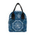 Nautical Compass Print Insulated Lunch Bag