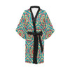 Mandala Pattern Print Design 03 Women's Short Kimono