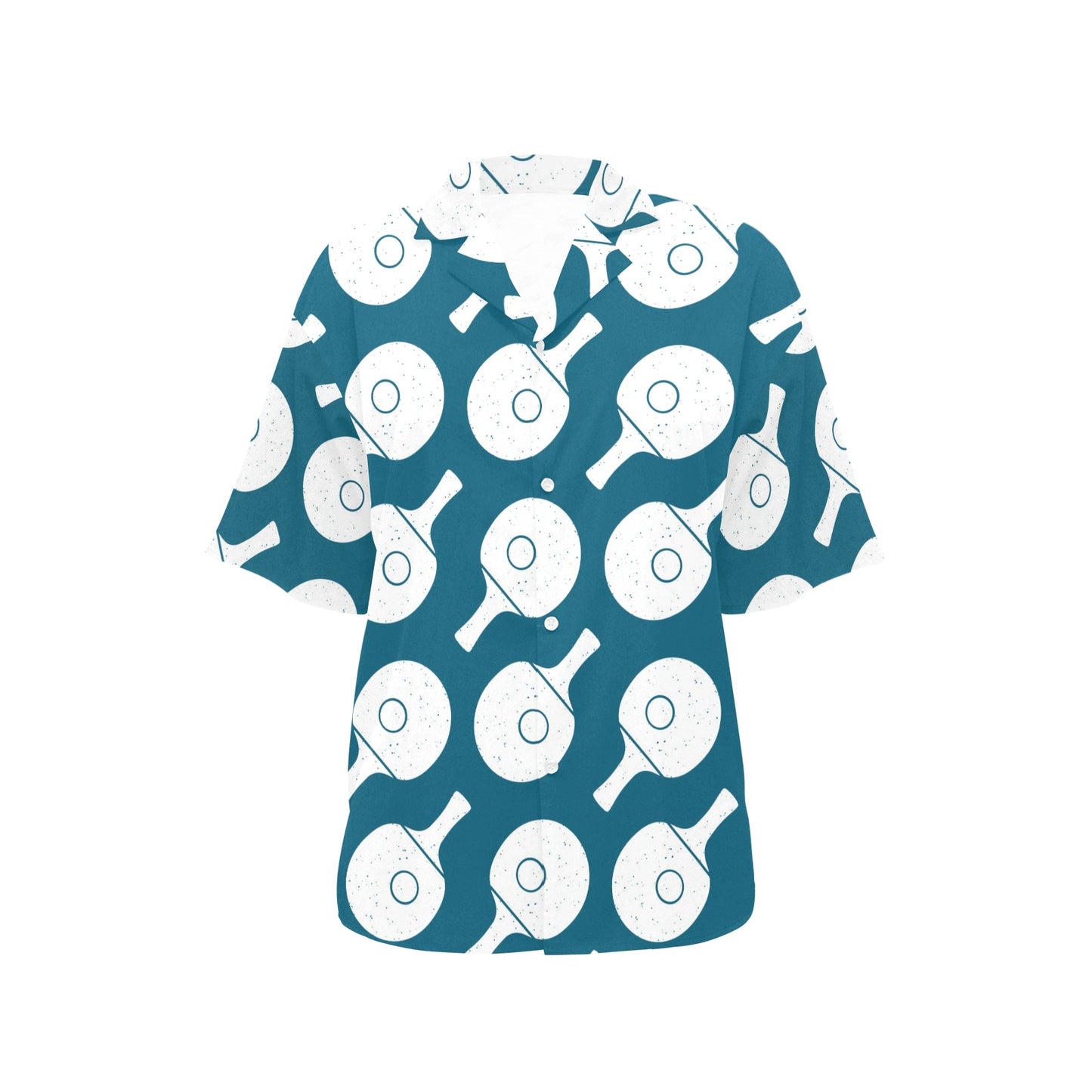Ping Pong Pattern Print Design A02 Women's Hawaiian Shirt