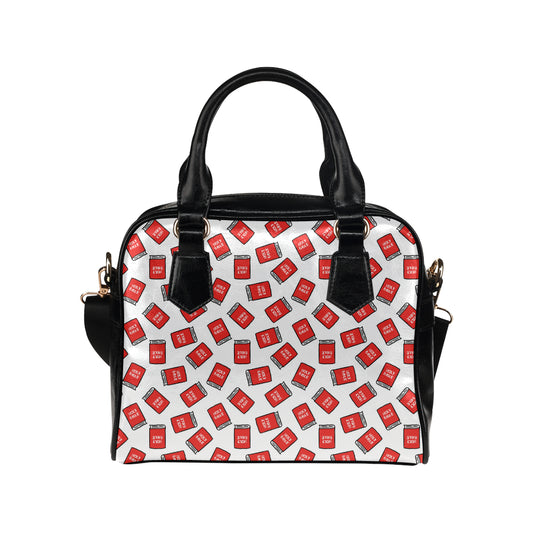 Bible Pattern Print Design 03 Shoulder Handbag
