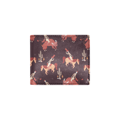 Rodeo Pattern Print Design A01 Men's ID Card Wallet