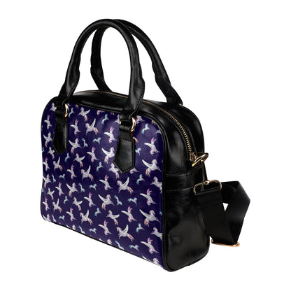 Pegasus Pattern Print Design 02 Shoulder Handbag