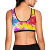 Tie Dye Rainbow Themed Print Sports Bra