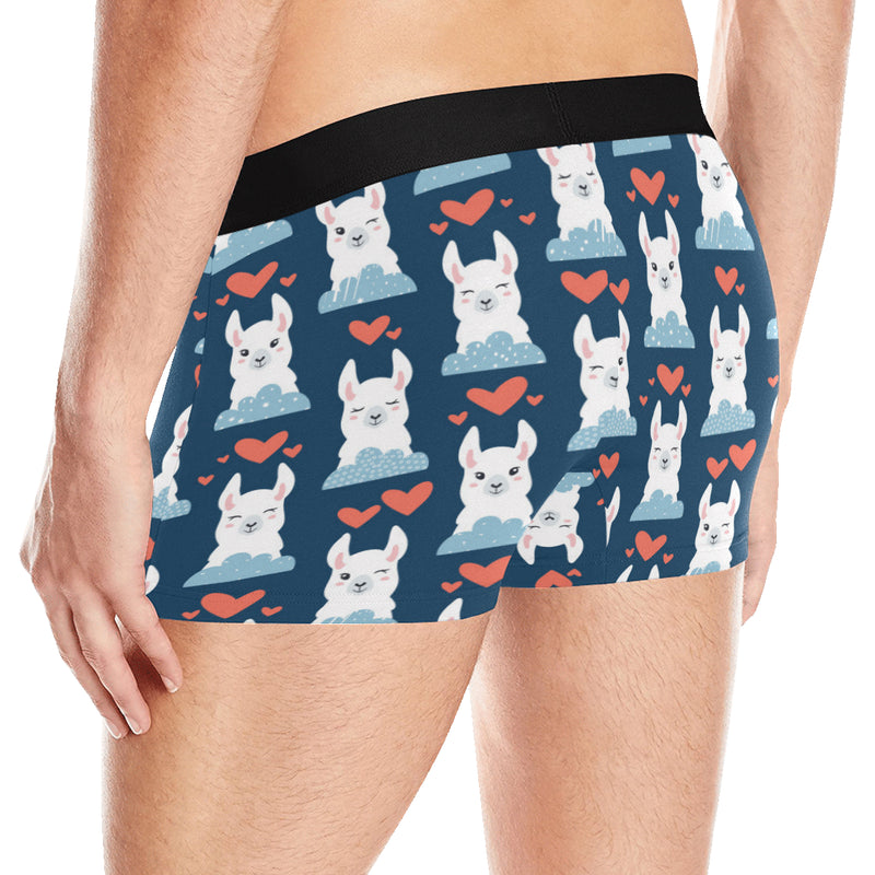Alpaca Love Pattern Print Design 05 Men's Boxer Briefs
