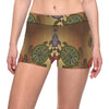 Sea Turtle Tribal Colorful Yoga Shorts