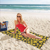 Smiley Face Emoji Print Design LKS304 Beach Towel 32" x 71"