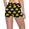 Taco Pattern Print Design TC06 Yoga Shorts