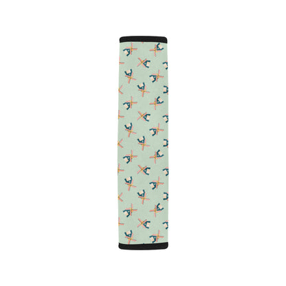 Windmill Pattern Print Design 02 Car Seat Belt Cover