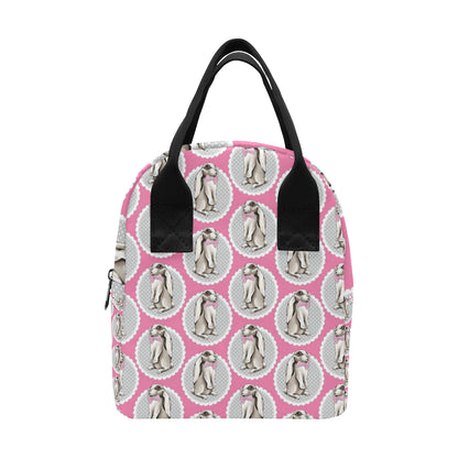 Rabbit Pattern Print Design RB019 Insulated Lunch Bag