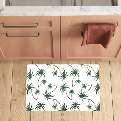 Palm Tree Pattern Print Design PT07 Kitchen Mat