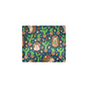 Hedgehog Cactus Pattern Print Design 04 Men's ID Card Wallet