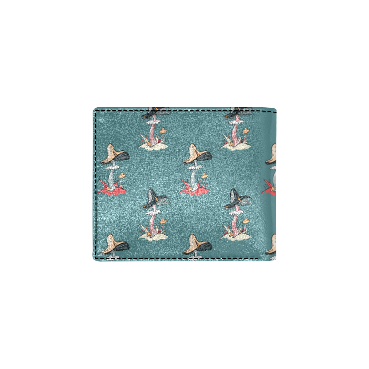 Mushroom Pattern Print Design A04 Men's ID Card Wallet