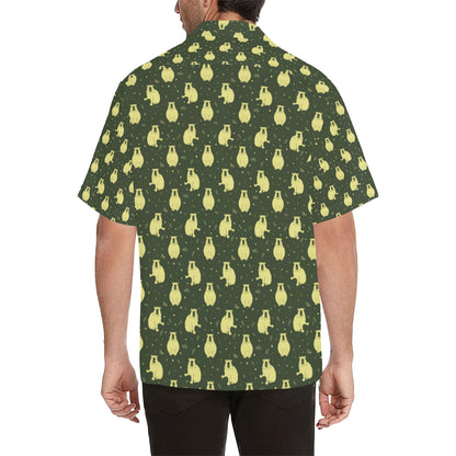 Capybara Pattern Print Design 03 Men's Hawaiian Shirt