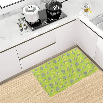 Cantaloupe Pattern Print Design 03 Kitchen Mat