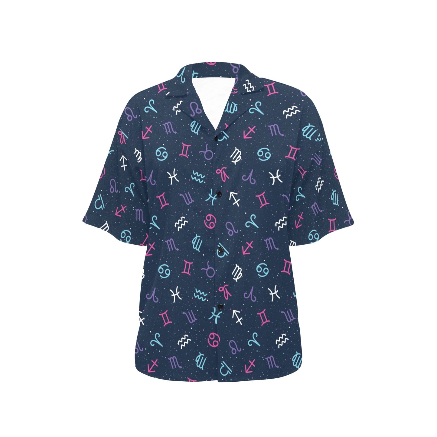 Constellation Pattern Print Design 04 Women's Hawaiian Shirt