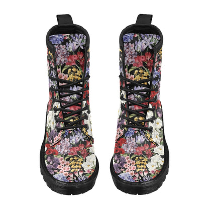 Summer Floral Pattern Print Design SF04 Women's Boots