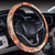 Ganesha Indian Pattern Print Design 02 Steering Wheel Cover with Elastic Edge