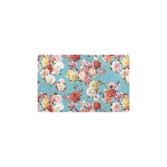 Summer Floral Pattern Print Design SF05 Kitchen Mat