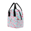 Cherry Blossom Pattern Print Design CB04 Insulated Lunch Bag