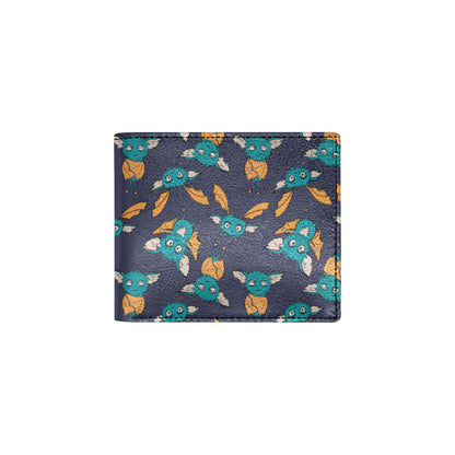Bat Pattern Print Design 07 Men's ID Card Wallet