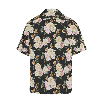 Rose Pattern Print Design A01 Men's Hawaiian Shirt