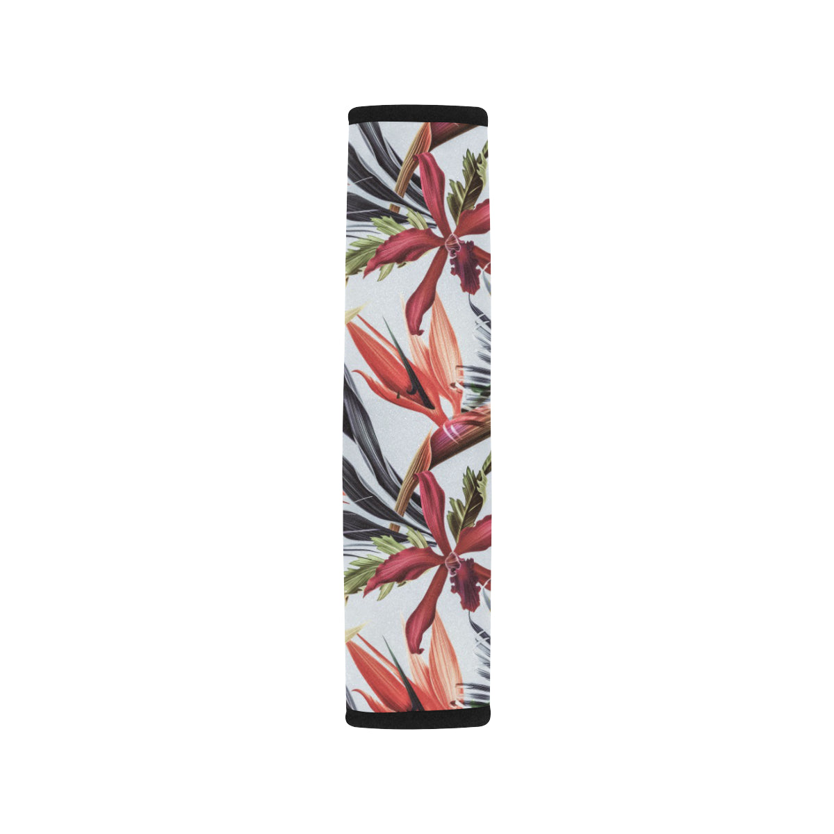 Tropical Flower Pattern Print Design TF021 Car Seat Belt Cover