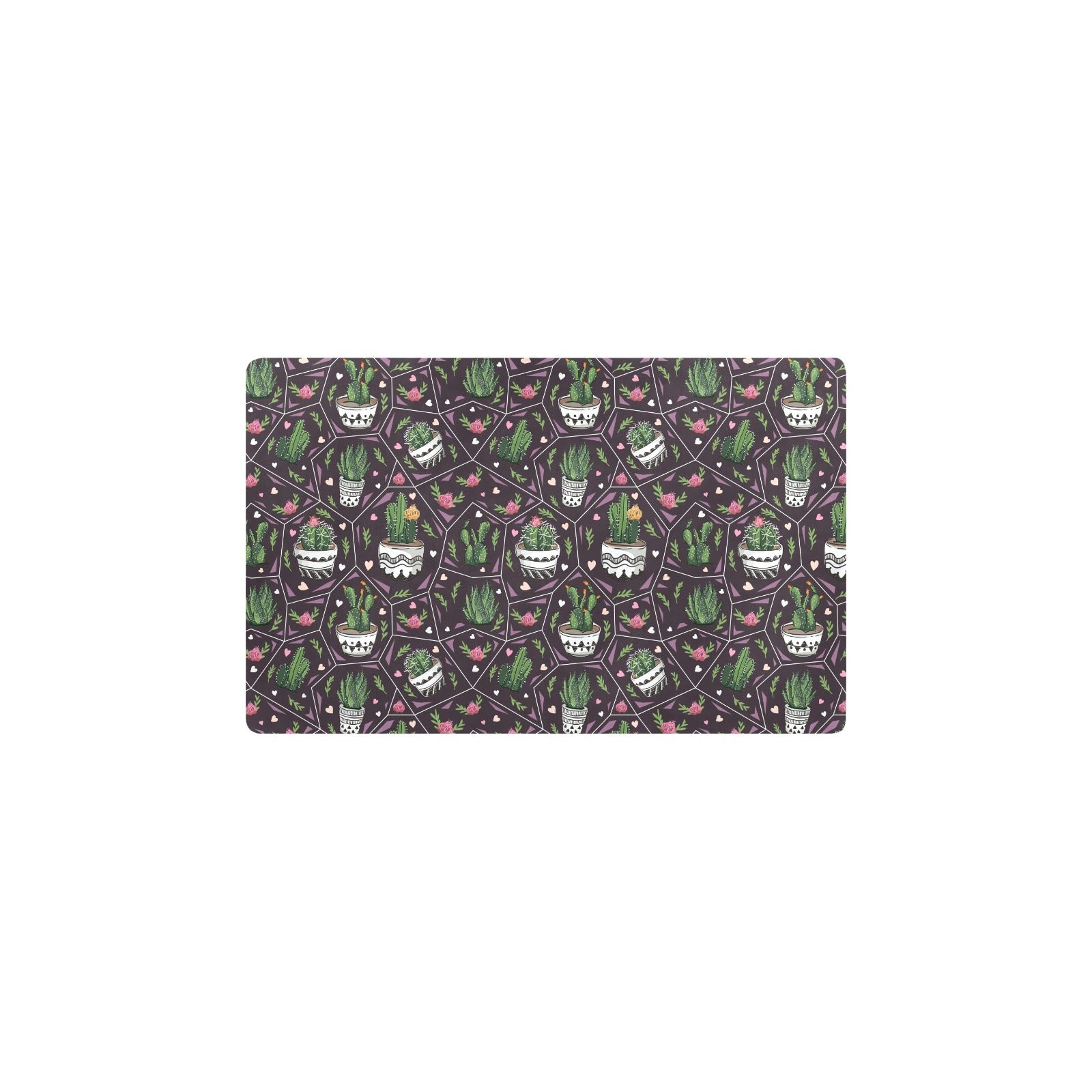 Cactus Pattern Print Design 03 Kitchen Mat