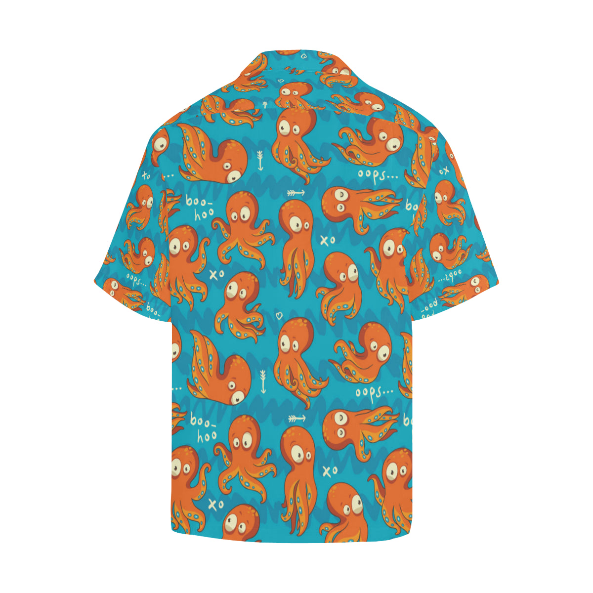Octopus Pattern Print Design A02 Men's Hawaiian Shirt