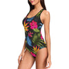 Bird Of Paradise Pattern Print Design BOP014 Women Swimsuit