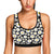 Daisy Pattern Print Design 01 Sports Bra