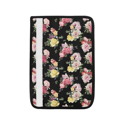 Rose Pattern Print Design RO010 Car Seat Belt Cover