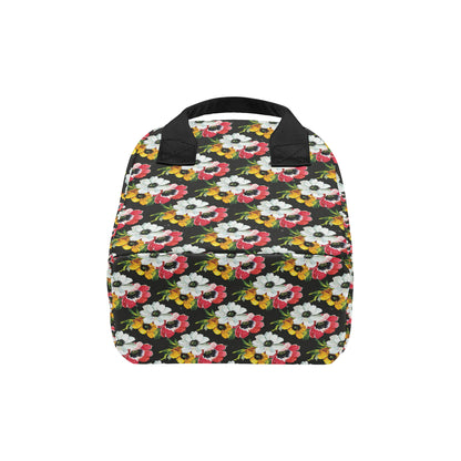 Anemone Pattern Print Design AM07 Insulated Lunch Bag