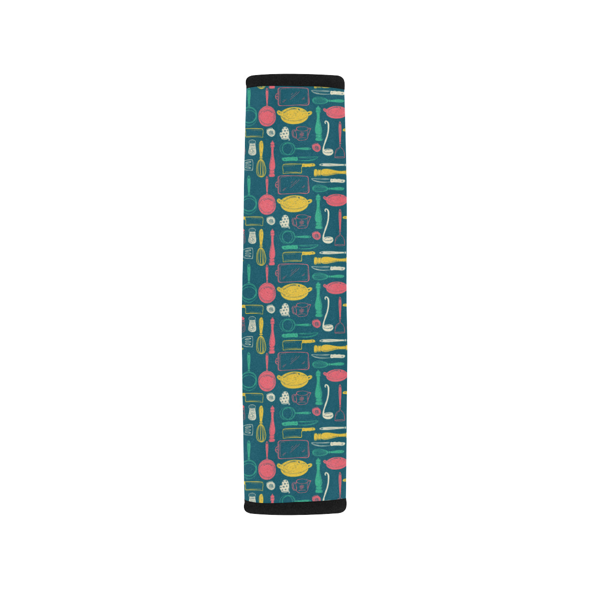 Cooking Kitchen Tools Pattern Print Design 01 Car Seat Belt Cover