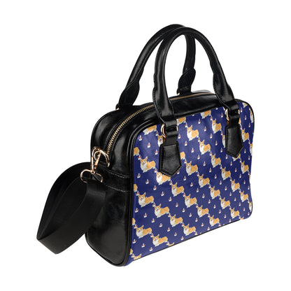 Pembroke Welsh Corgis Pattern Print Design A07 Shoulder Handbag