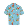 Reindeer cute Pattern Print Design 02 Men's Hawaiian Shirt