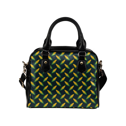Corn Pattern Print Design 02 Shoulder Handbag
