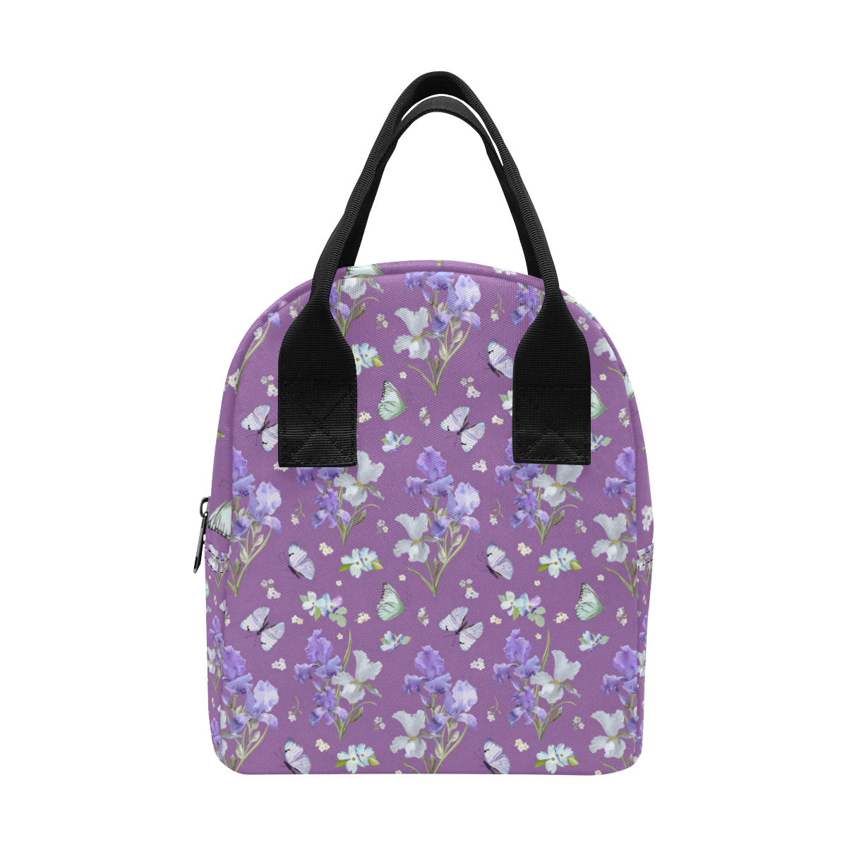Iris Pattern Print Design IR09 Insulated Lunch Bag