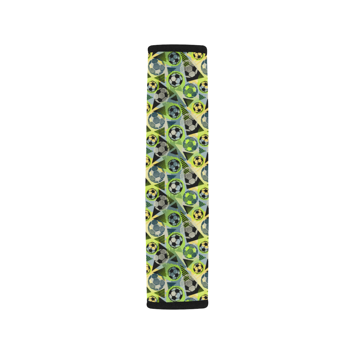 Soccer Ball Themed Print Pattern Car Seat Belt Cover