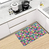 Hibiscus Print Design LKS3010 Kitchen Mat