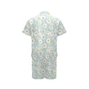 Daisy Pattern Print Design DS012 Men's Romper