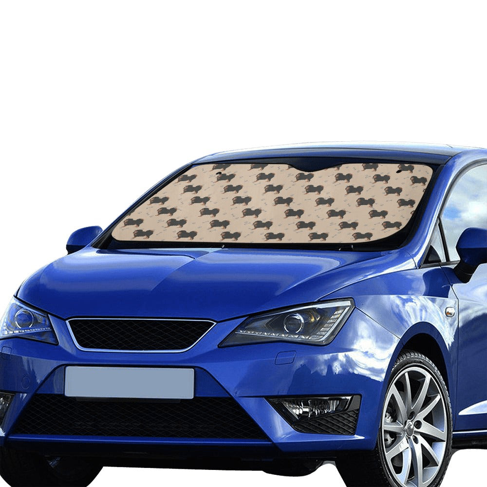 Tibetan Mastiffs Print Design LKS301 Car front Windshield Sun Shade