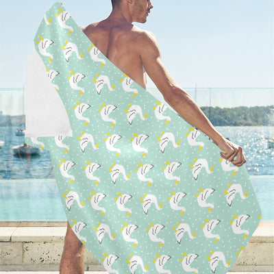 Goose Print Design LKS404 Beach Towel 32" x 71"