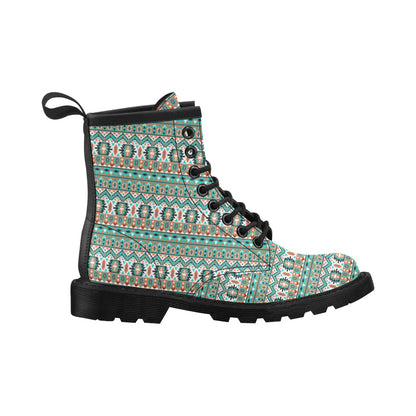 Indian Navajo Ethnic Themed Design Print Women's Boots