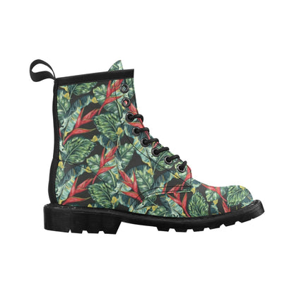 Bird Of Paradise Pattern Print Design BOP06 Women's Boots