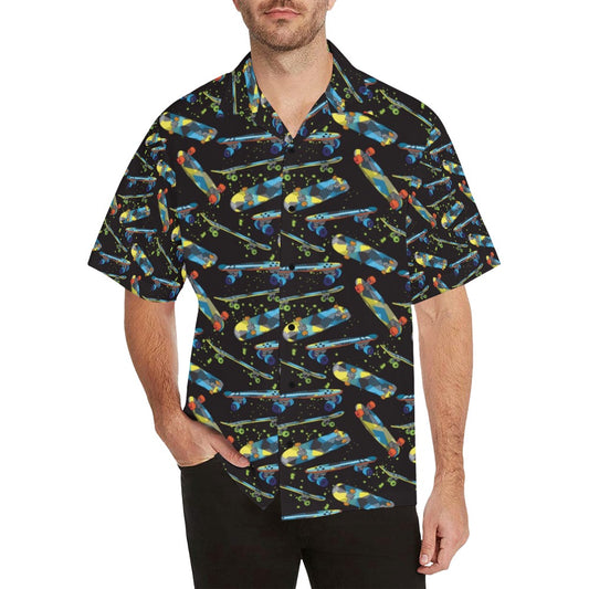 Skateboard Print Design LKS305 Men's Hawaiian Shirt